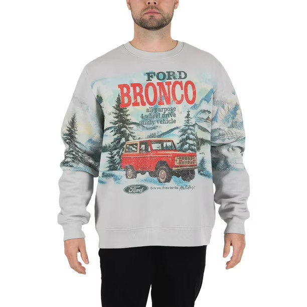 Men's Holiday Crewneck Fleece Sweatshirt | Sam's Club