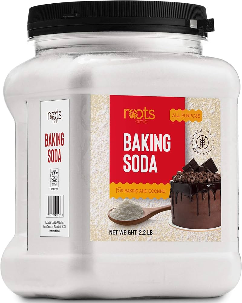 Roots Circle Baking Soda Bulk | 1 x 35.2oz Large Airtight Container | Pure Sodium Bicarbonate for... | Amazon (US)