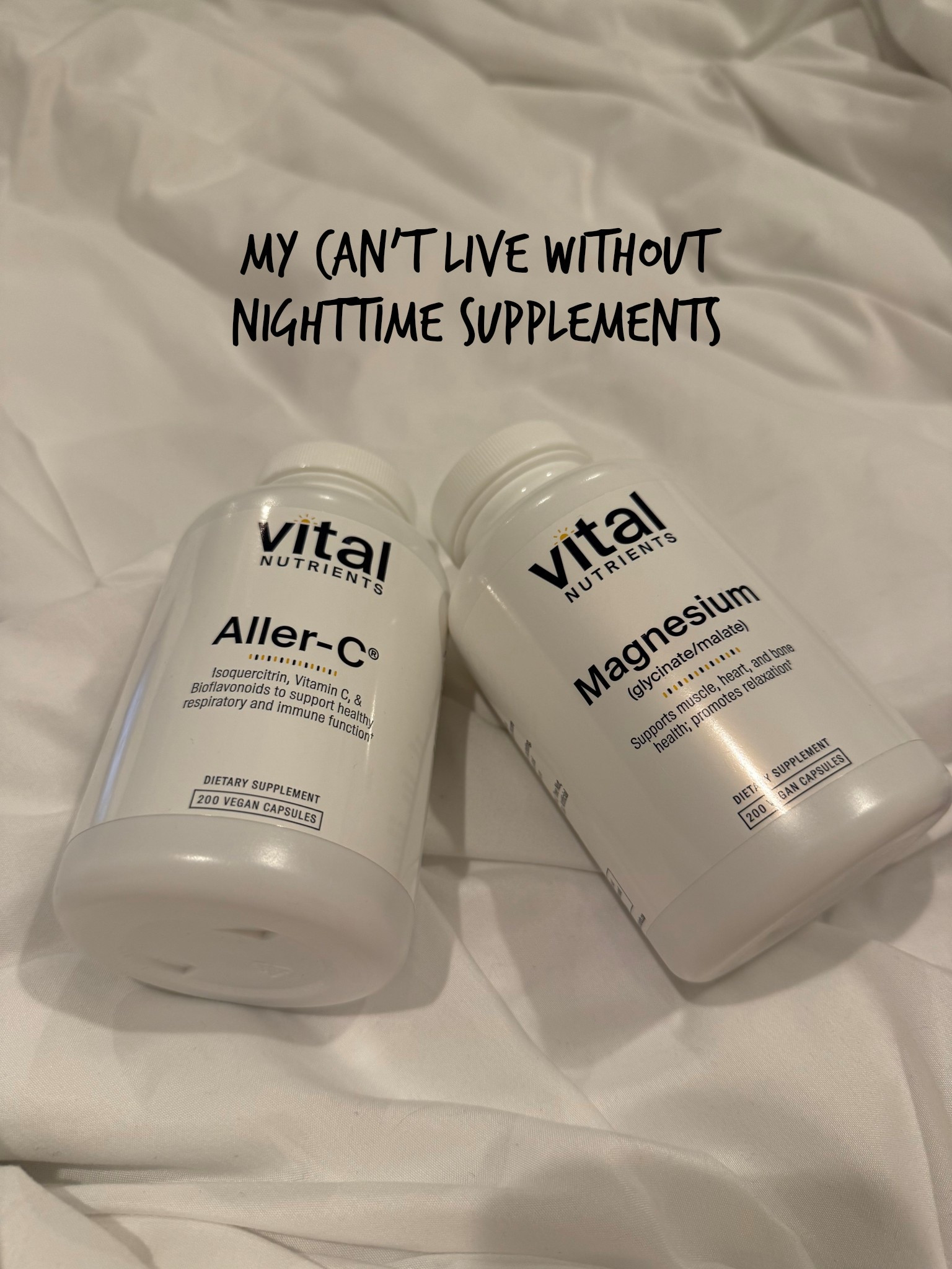 When I consistently take Aller-C, I do not get sick! I’m so serious. And magnesium has been a game changer for my sleep and restless leg! 

#LTKSaleAlert #LTKFindsUnder100