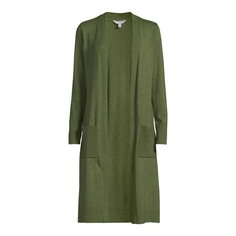 Time and Tru Women's Open Front Duster Cardigan - Walmart.com | Walmart (US)