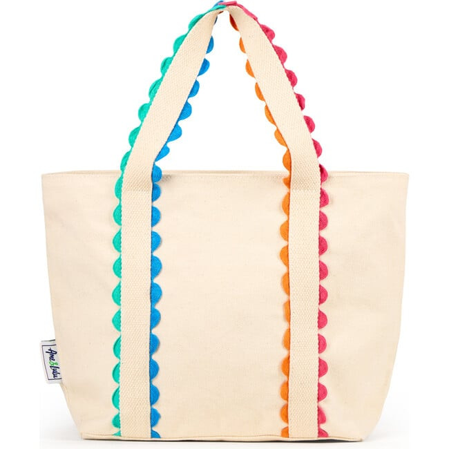 Ame & Lulu | Nantucket Mini Tote, Cabana (Natural) | Maisonette | Maisonette