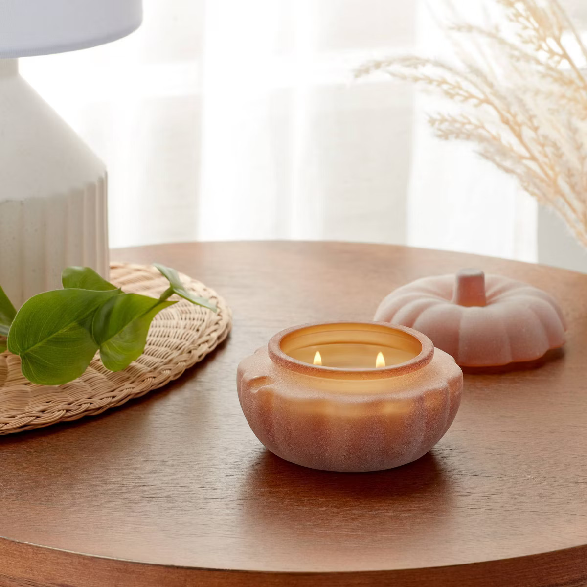 2-Wick Pumpkin Glass Candle Pumpkin Spice Cupcakes 5oz - Threshold™ | Target