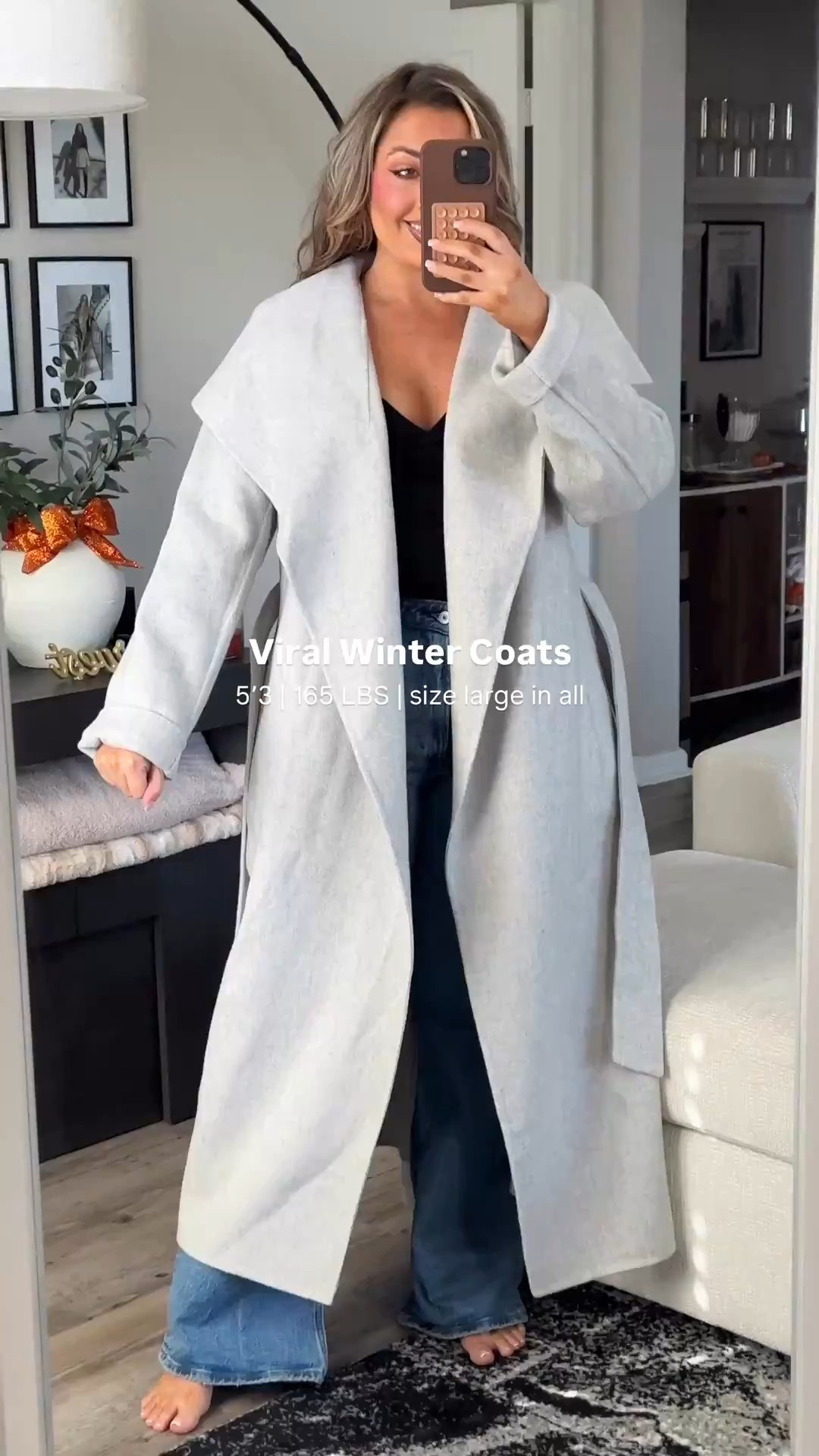 These coats look designer but are totally budget-friendly. Think tailored silhouettes, soft neutrals, and that elevated “quiet luxury” look for cold days. All linked on my LTK so you can stay warm and stylish this season.

Wearing a large in all of these

#WinterCoats #AffordableFashion #WinterOutfits #LTKFinds #CozyStyle #ColdWeatherOutfits #WinterWardrobe #LookExpensiveForLess#LTKCyberWeek

Comment SHOP below to receive a DM with the link to this post on my LTK ⬇ https://liketk.it/5wD5F #ltkootd #ltkholiday

#LTKFindsUnder100 #LTKTravel #LTKootd