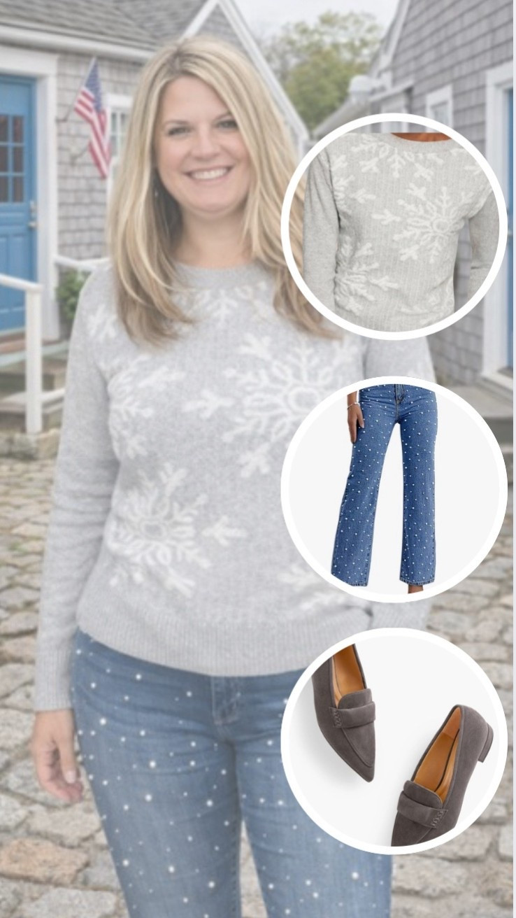 An easy everyday outfit I keep reaching for ❄️
A cozy statement sweater + subtle pearl jeans = effortless style. Perfect for errands, coffee dates, or casual days out.
Shop look below!

#LTKstyle
#LTKunder100 (if applicable)
#WinterOutfit
#CasualChic
#EverydayStyle
#NeutralStyle
#PearlJeans
#CozyOutfit