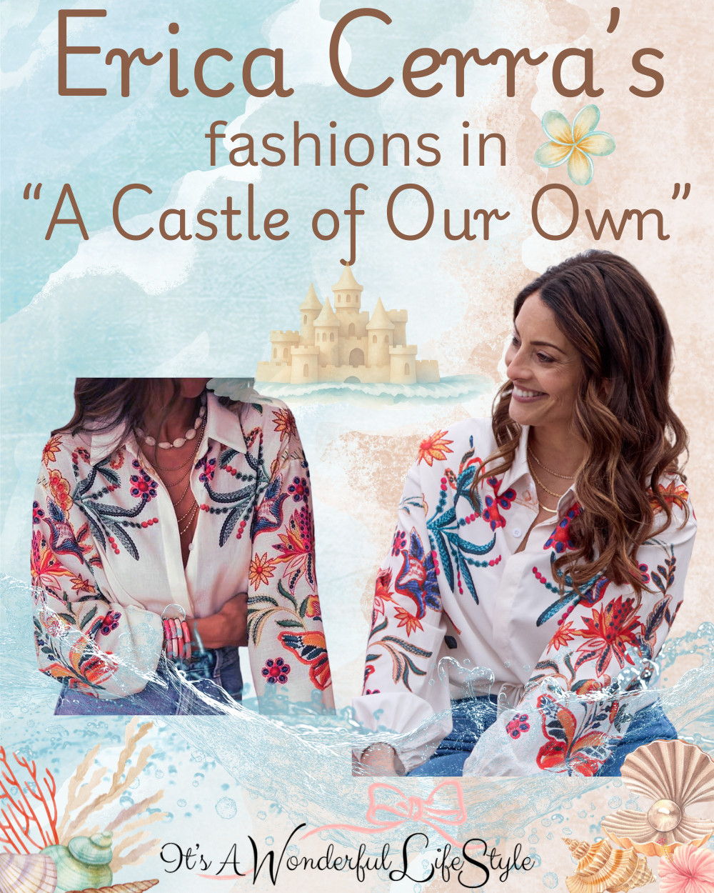 ✨ Erica Cerra's wardrobe in "A Castle of Our Own" is filled with beautiful florals, soft pastel hues, and effortless summer style! 🌸🏰

I've rounded up her looks in my LTK so you can recreate her charming Hallmark-inspired outfits. 

🛍️ Shop the looks through the link in my bio! 

 