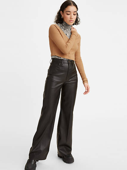 Levi's 70's Faux Leather Flare Women's Pants 23x30 | LEVI'S (US)