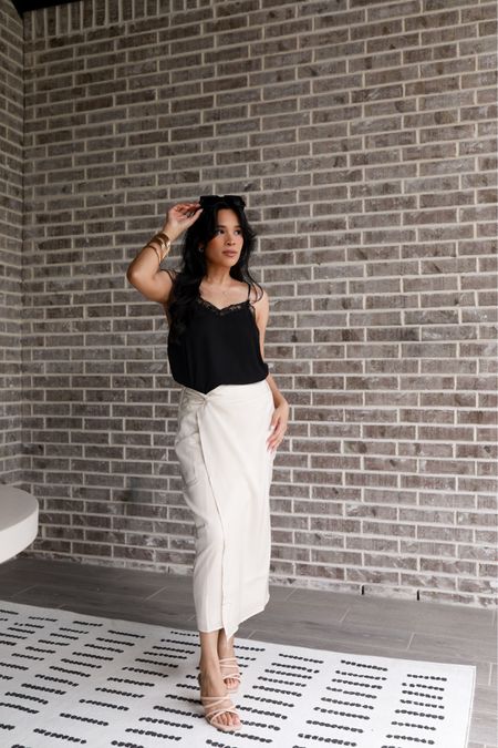 I found the cutest silk skirt for the summer! Perfect to mix and match with tank tops for a simple and chic vacation looks #ad #greylin

Wearing size small 

#LTKTravel #LTKSeasonal #LTKFindsUnder100