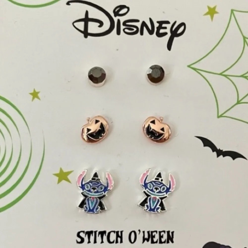 DISNEY Stitch Halloween Stitch-O'Ween Earring Set of 3 Pairs NEW NIB | Poshmark