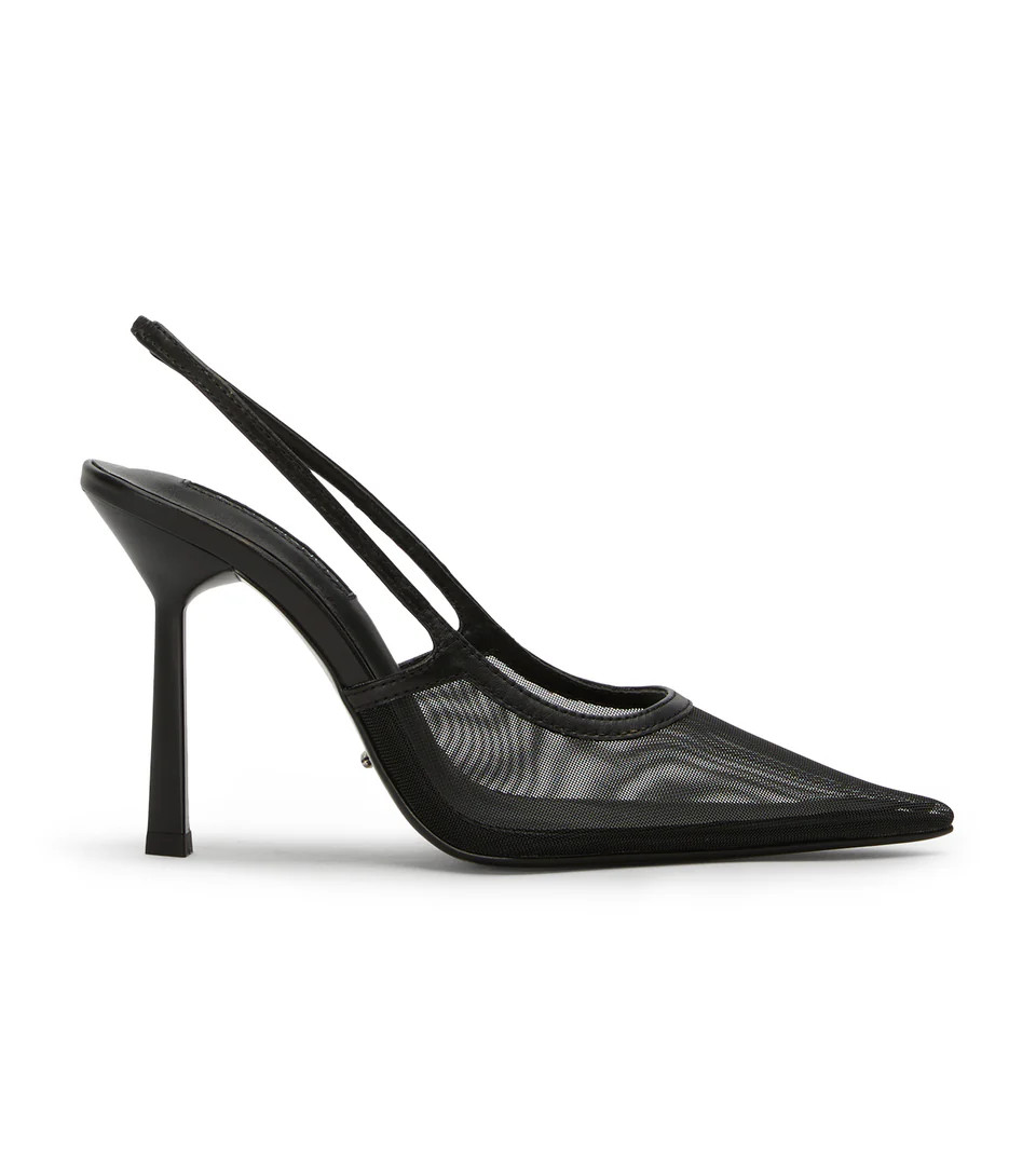 Glide Black Nylon Heels | Heels | Tony Bianco USA | Tony Bianco US