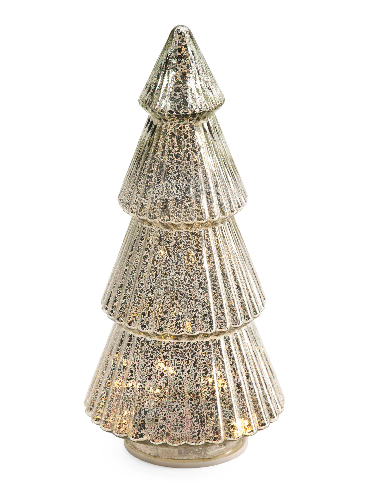 15in Led Mercury Glass Tree | TJ Maxx