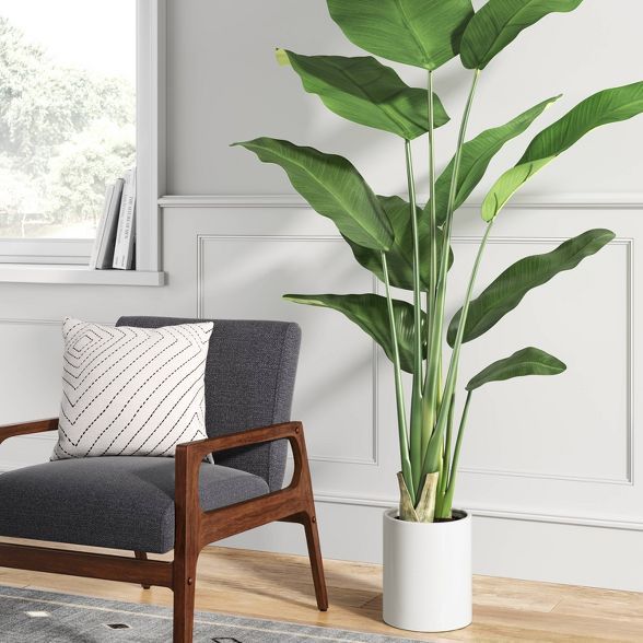 72" Artificial Travelers Banana Leaf Tree in Pot - Project 62™ | Target