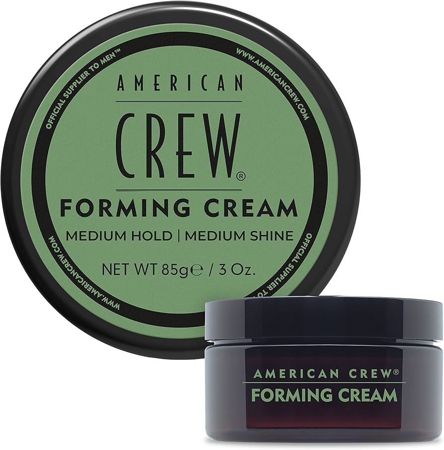 American Crew Men's Hair Forming Cream, Like Hair Gel with Medium Hold & Medium Shine, 3 Oz (Pack... | Amazon (US)