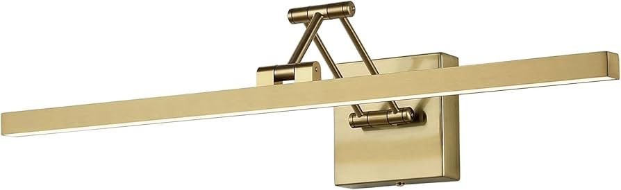 LED Brass Hard-Wired Connection Gallery Picture Light for Paintings Gold Lighting Fixtures Dimmab... | Amazon (US)