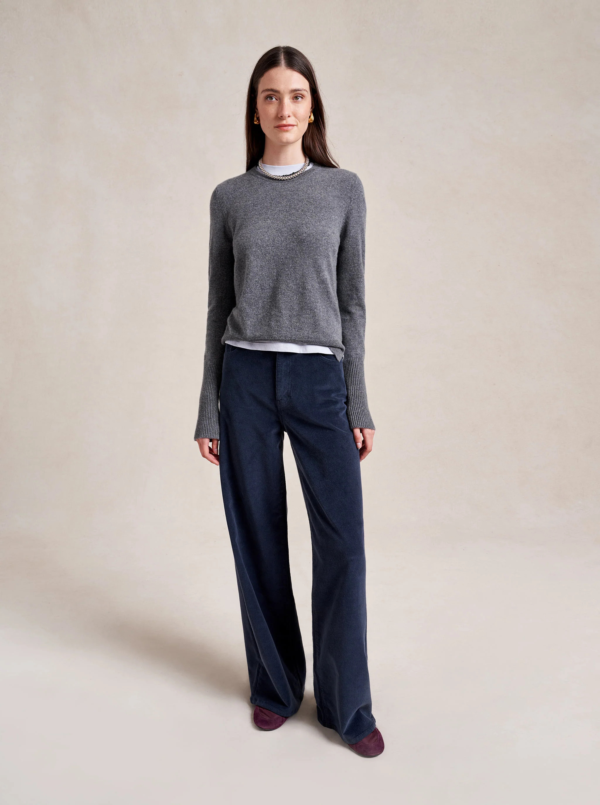 Isadora High-Rise Wide-Leg Corduroy Pant | La Ligne