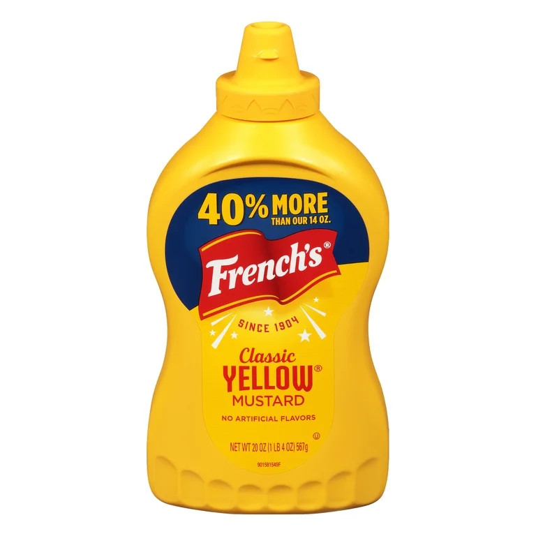 French's Kosher Classic Yellow Mustard, 20.0 oz Bottle | Walmart (US)