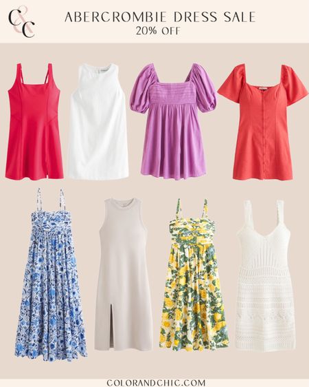 Abercrombie dress sale with all styles 20% off plus an additional 15% off with code DRESSFEST! Everything else sitewide is 15% off. Love these dresses for summer! 

#LTKStyleTip #LTKSeasonal #LTKSaleAlert