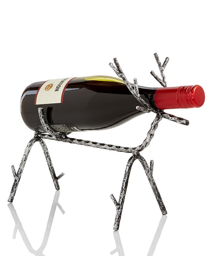 Holiday Lane The Holiday Collection Iron Reindeer Bottle Holder, Created for Macy's & Reviews - H... | Macys (US)