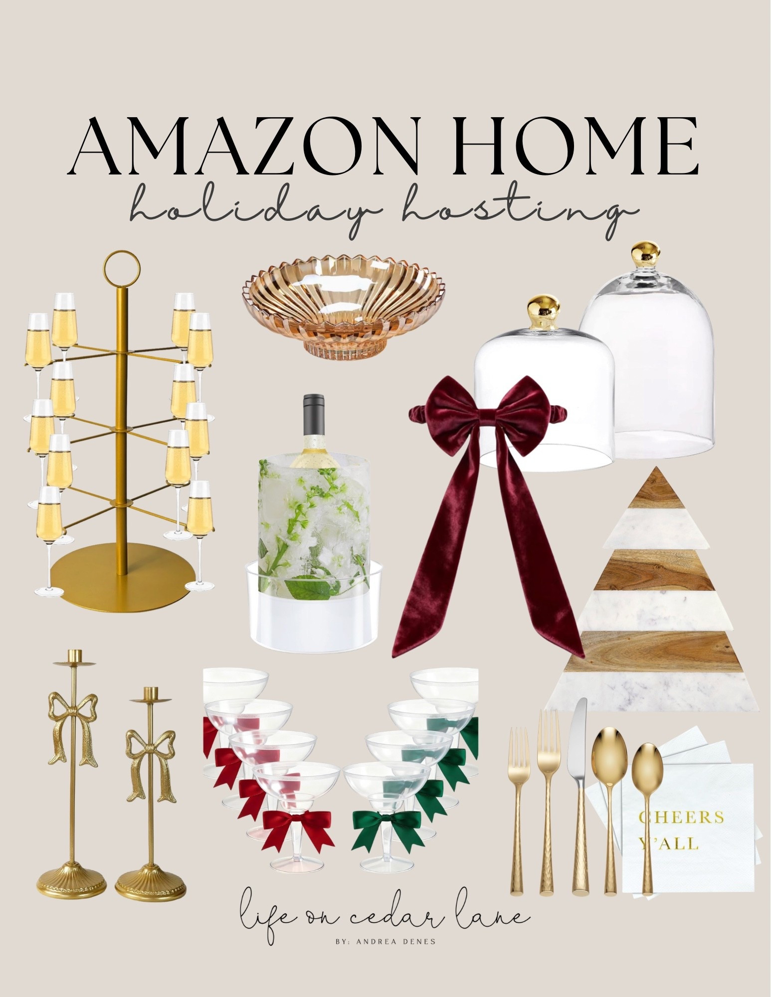 Get your home ready for holiday hosting with these festive Amazon finds! #holidayhosting #amazonfinds

#LTKGiftGuide #LTKHoliday #LTKHome