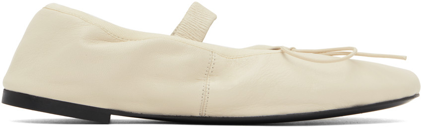 Proenza Schouler Off-White Glove Mary Jane Ballerina Flats | SSENSE