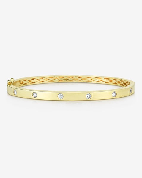 Inlay Diamond Bangle | Ring Concierge