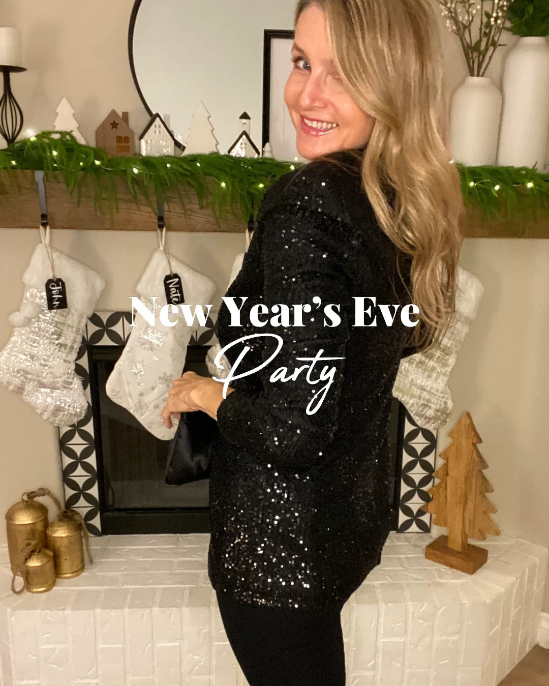 Bring on the sequin! Here’s another New Year’s Eve party outfit inspo! You can pair your sequin blazer with a sequin skirt and boots, or with black pants and a black top. I’m wearing my @loft  wide leg pants and pointy black heels to complete the look. 🥂 🌟 


Shop below ⬇️ 

#LTKnye #LtkNewyearseveparty #LTKholidayparty #LTKsequin #LTKparty #LTKover40 #LTKiver50 #LTKover60 #LTKvideo #LTKwarchnow #LTKfindsunder50 #LTKguftforher #LTKstylingtip #LTKloft #LTKloftlove #LTKloveloft #LTKbag



#LTKSeasonal #LTKHoliday #LTKStyleTip