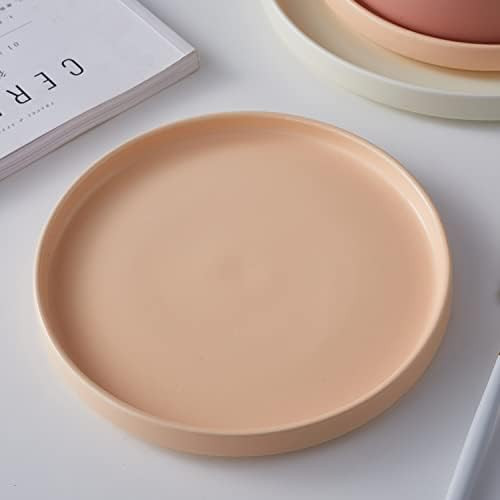 Stone lain Stella Porcelain Dish Set, 6 Salad Plates, Pastel Orange | Amazon (US)