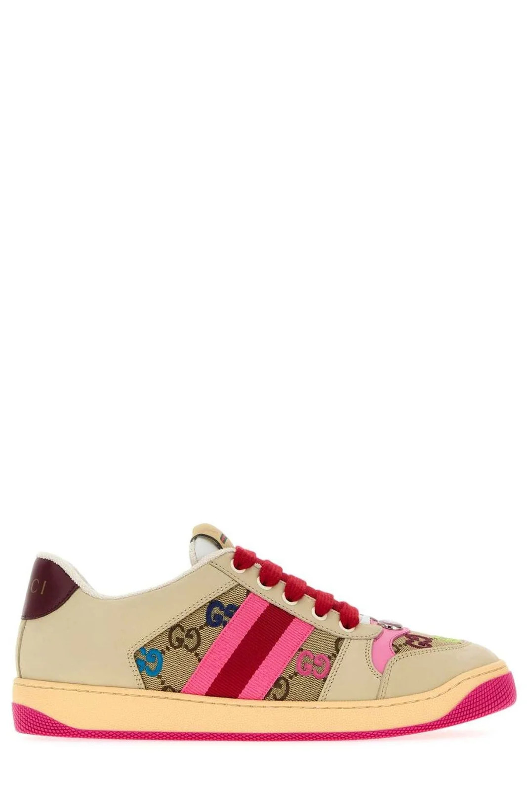 Gucci Panelled Lace-Up Sneakers | Cettire Global
