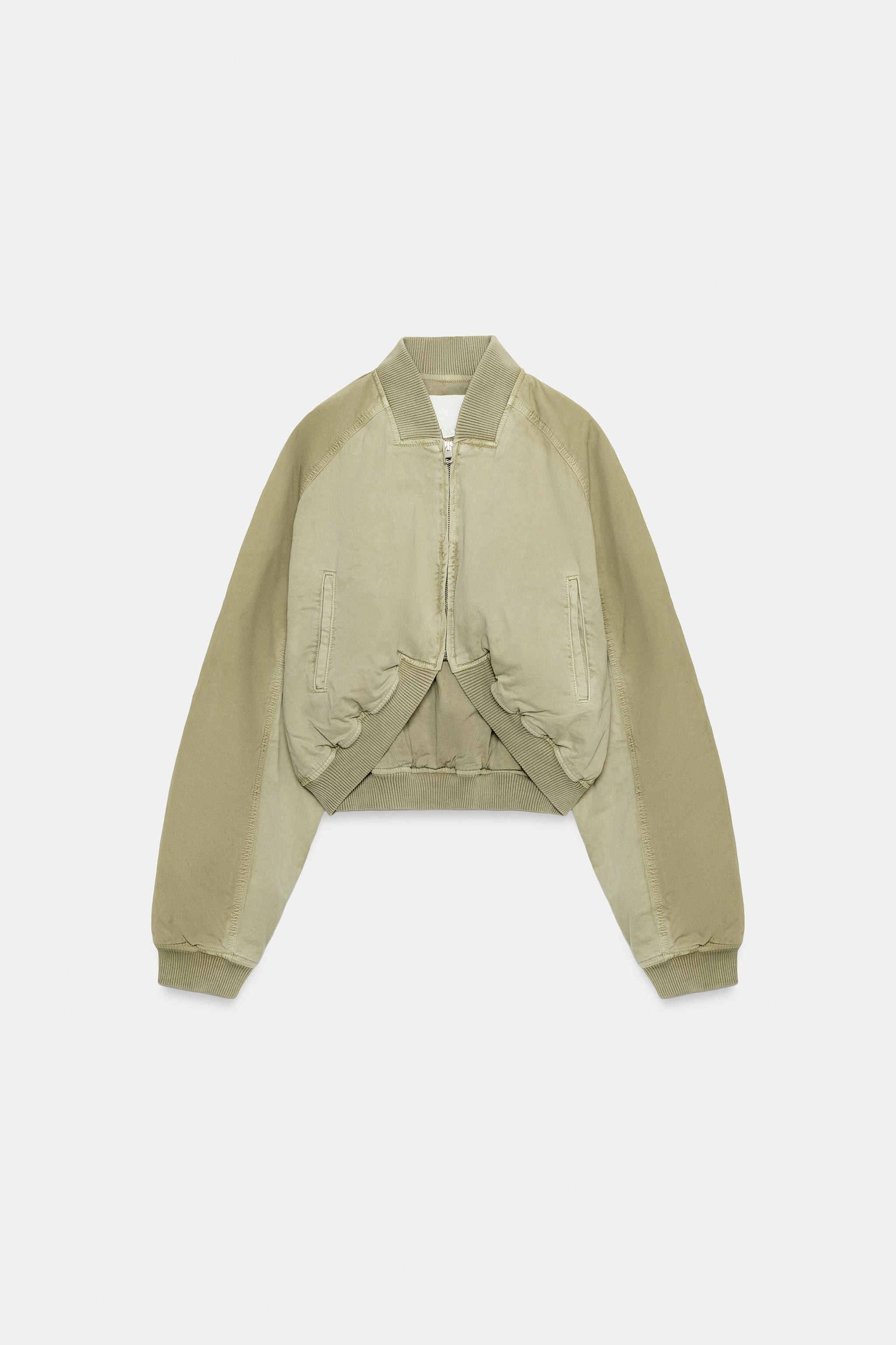 WASHED EFFECT BOMBER JACKET | Zara US