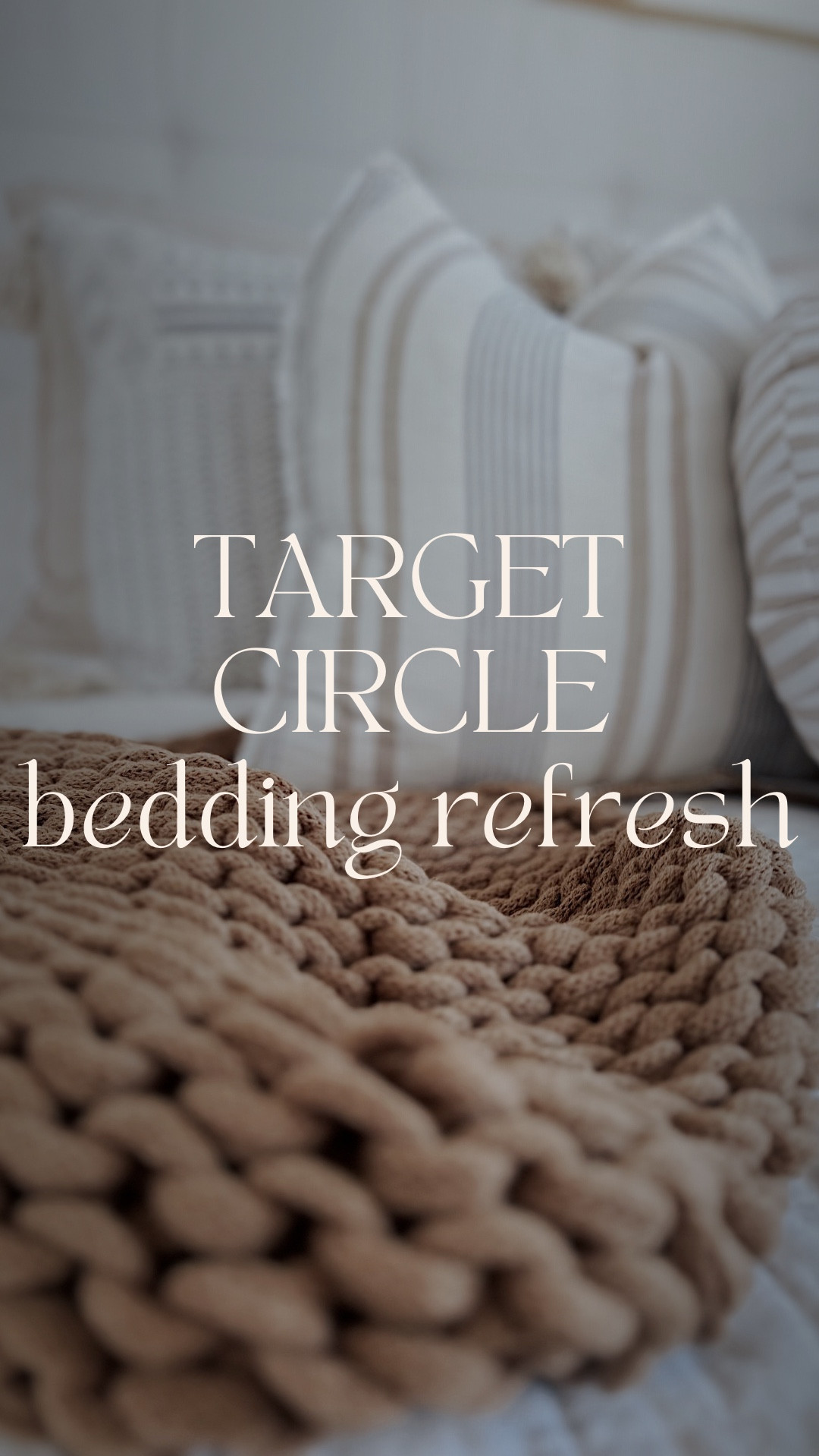Time to refresh your bedding! 🛏️ This neutral crewnset is part of a Target Circle Deal and it’s so cute, cozy, and calming. Perfect excuse for a bedroom glow-up 🤍

#TargetFinds #TargetHome #CircleDeal #NeutralHome #BeddingRefresh #CozyVibes #HomeStyle #LTKHome #TargetDecor

#LTKSaleAlert #LTKHome #LTKStyleTip