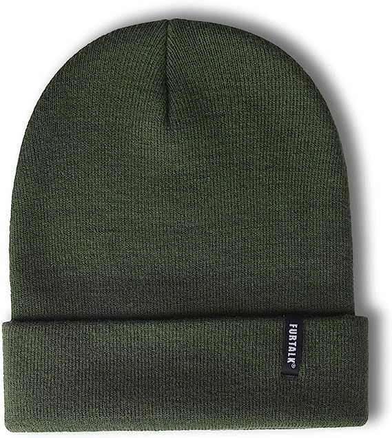 FURTALK Womens Knit Beanie Hat Acrylic Winter Hats for Women Men Soft Warm Unisex Cuffed Beanie... | Amazon (US)