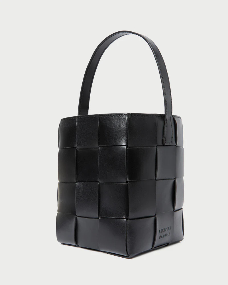 Laith Black Leather Bucket Bag | Loeffler Randall
