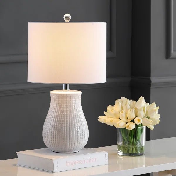 Ahrens White Table Lamp Set | Wayfair North America