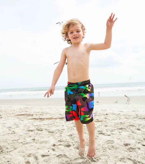 Cool Camo Swim Shorts | Lola + The Boys