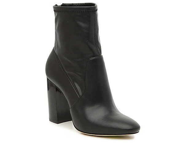 Aldo Lovelee Bootie - Women's - Black Faux Leather | DSW