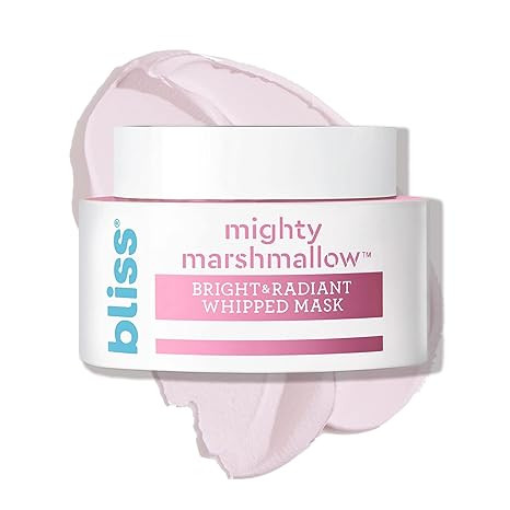 Bliss Mighty Marshmallow + Vitamin C Whipped Mask - Brighten & Hydrate Skin with Marshmallow Root... | Amazon (US)