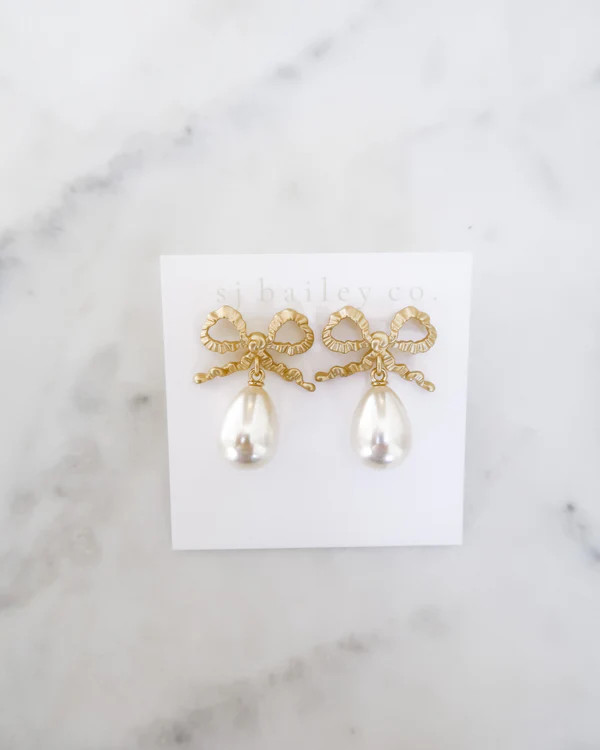 Golden Bow Drops | SJ Bailey Co.