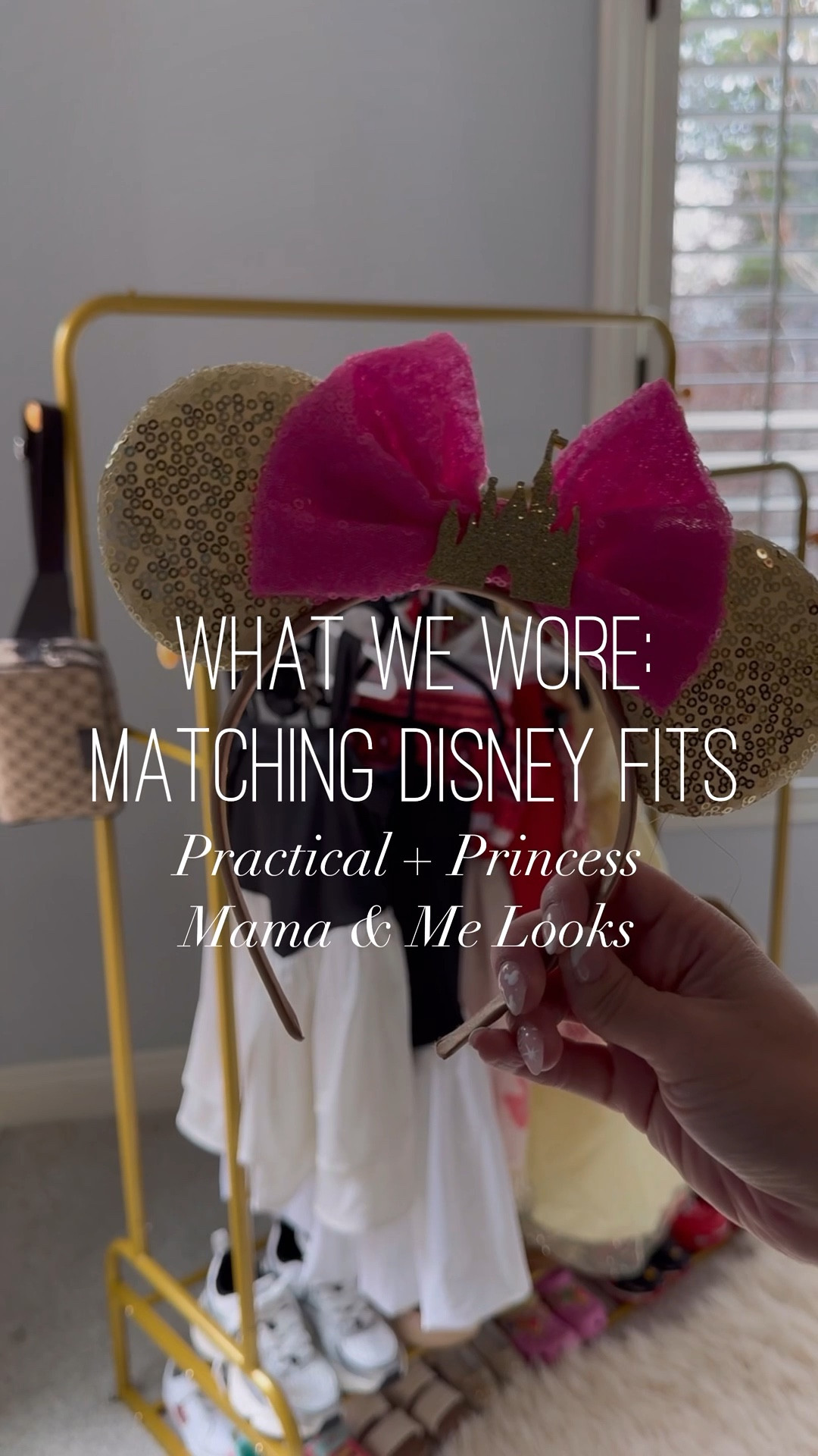 What we wore — mommy and me Disney edition 
Add these outfits to your cart before they sell out!! 

Day 1: Animal Kingdom
Black & white matching rompers and cheetah ears 
Day 2: Epcot 
Moana 1 inspired outfits: Moana 1 swimsuit + outfit for Princess lunch + coordinating Mama Te Fiti look 
Day 3: Magic Kingdom 
Belle inspired princess dress and active romper dress 
Day 4: Hollywood Studios
Mickey & Minnie’s Runaway Railway theme for the whole family 
Day 5: Epcot 
Moana 2 Maui button ups + black bottoms for the entire family. We got sooo many compliments on this outfit set!! 
Day 6: Magic Kingdom
Rapunzel inspired purple outfits 
Chef Mickey’s + Magic Kingdom Night: 
Minnie Mouse coordinating fits: white bubble hem skort, lululemon sports bra + Minnie Mouse polka dot socks 
Day 7: Hollywood Studios 
Toy Story Etsy set + Blue active dress with Bo Peep accessories for mama 


#disneyoutfits #disneyworld #disneyworld2025 #disneyoutfit #mamaandme #matchingfamily #mommyblogger #mommyandme 

#LTKFamily #LTKTravel