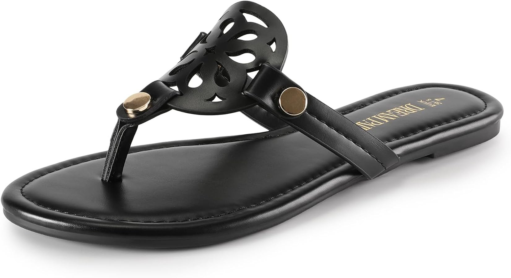 DREAM PAIRS Women's Flip Flops Comfortable Soft Cushion Slide Slip on Summer Beach Thong Flat San... | Amazon (US)