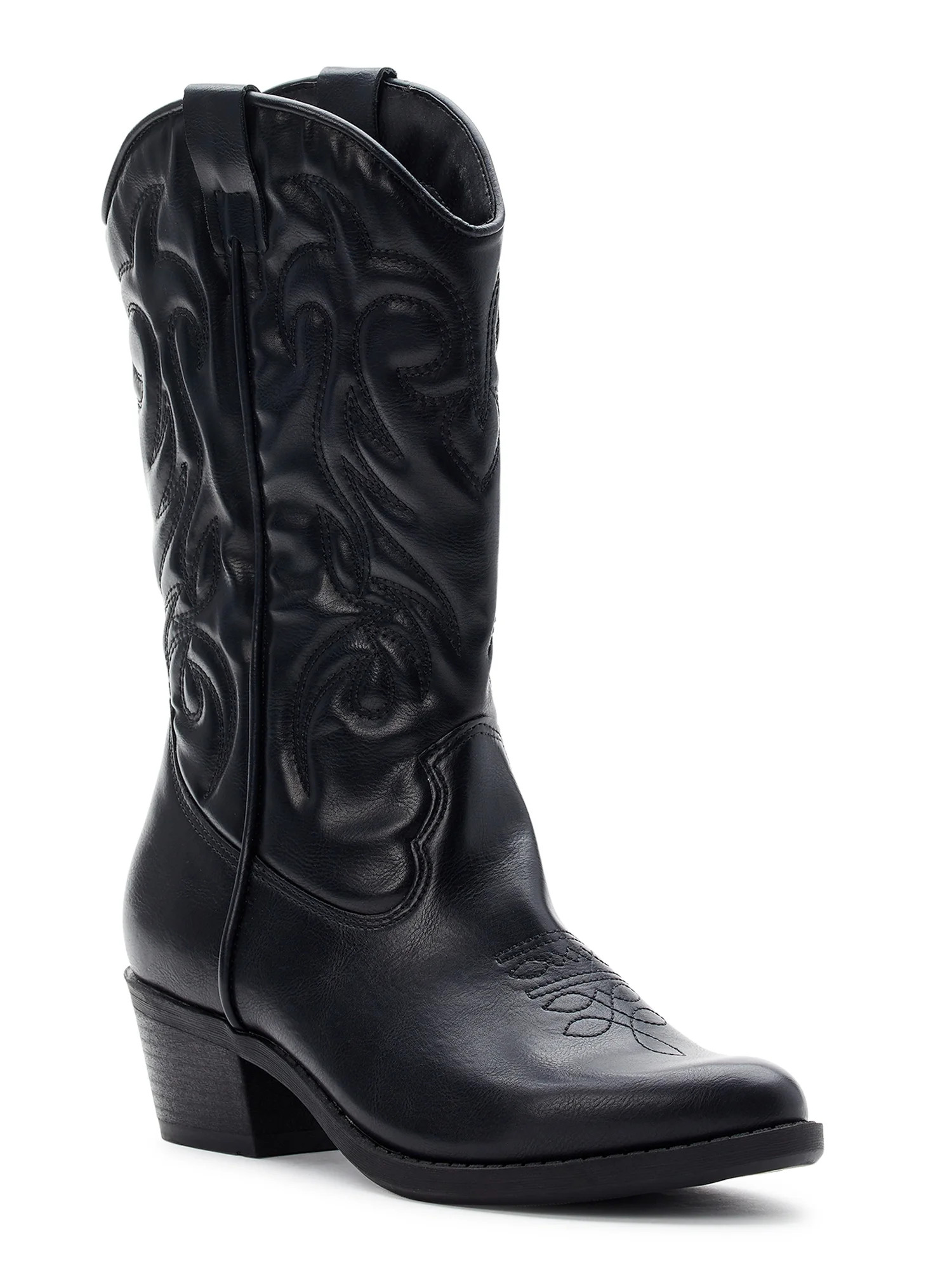 Madden NYC Women's Almond Toe Western Boots | Walmart (US)