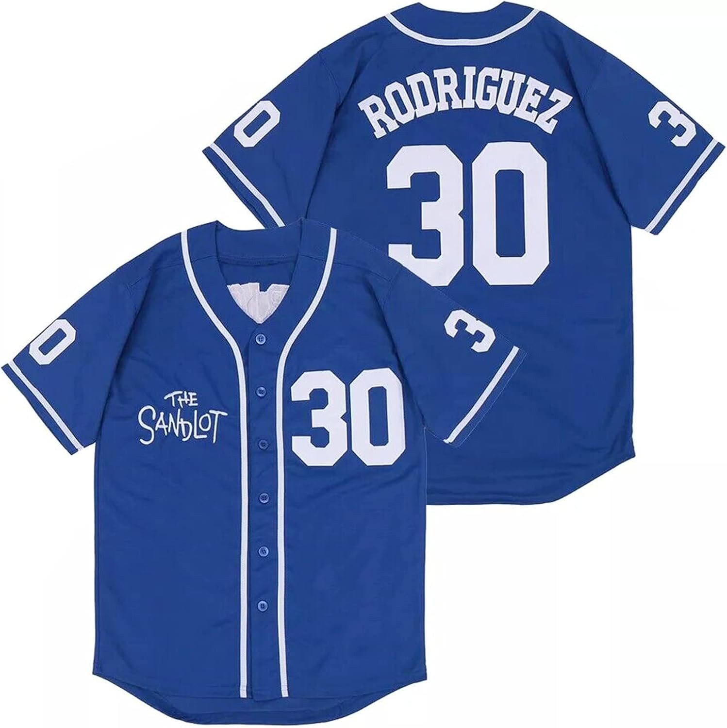 Personalized Baseball Jersey The Sandlot Benny Rodriguez #30 Squints #5 Yeah-Yeah #11 Stitched Mo... | Amazon (US)