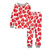 Burt's Bees Baby baby girls Pajamas, Tee Pant 2-piece Pj Set, 100% Organic Cotton and Toddler Pajama Bottoms, Homemade Valentine, 4X-Small US | Amazon (US)