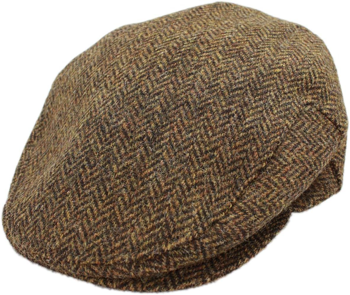 Flat Cap for Men Made in Ireland Irish Hat Flat Cap 100% Irish Wool | Amazon (US)