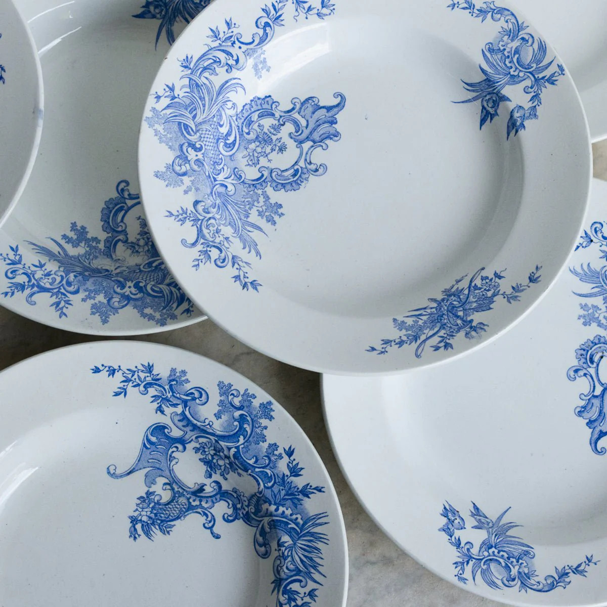 Regent Transferware Soup Bowl Set Of 10 - The French Kitchen - elsie green | Elsie Green US