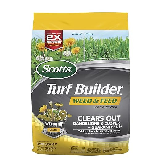 Scotts Turf Builder Weed and Feed3 - Weed Killer Plus Lawn Fertilizer, Controls Dandelion and Clo... | Amazon (US)