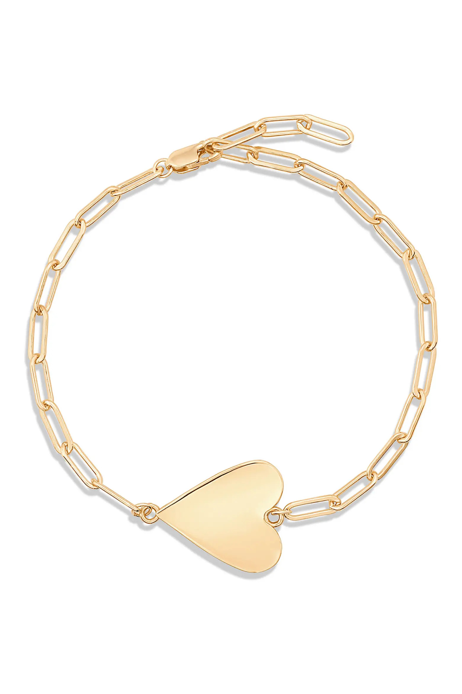THATCH Amaya Heart Charm Chain Link Bracelet (Women) | Nordstrom | Nordstrom