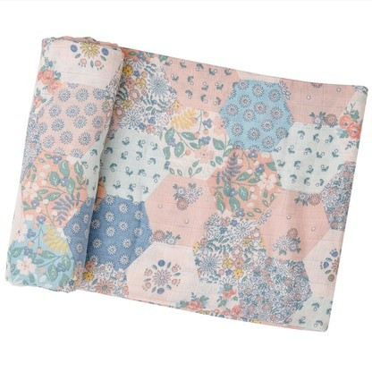 Swaddle, Vintage Patchwork | SpearmintLOVE