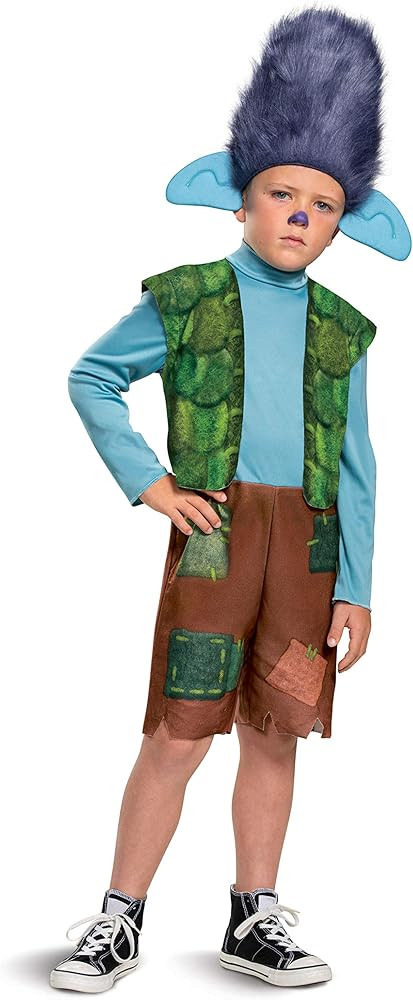 Troll Costumes for Kids, Trolls World Tour Halloween Costume Outfits, Classic Kids Size | Amazon (US)