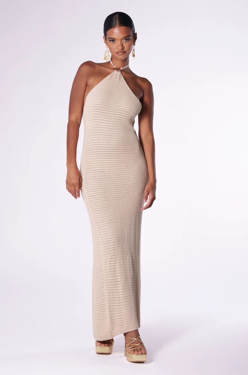 SHE SELLS SEASHELLS CROCHET MAXI DRESS | AKIRA