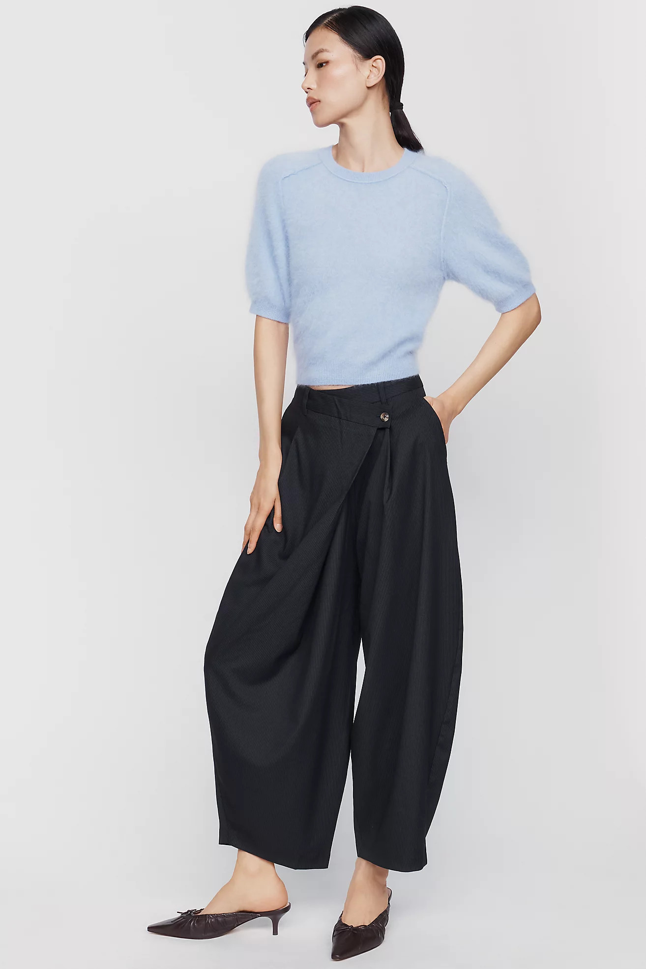 Wrap Barrel Pants | Anthropologie (US)