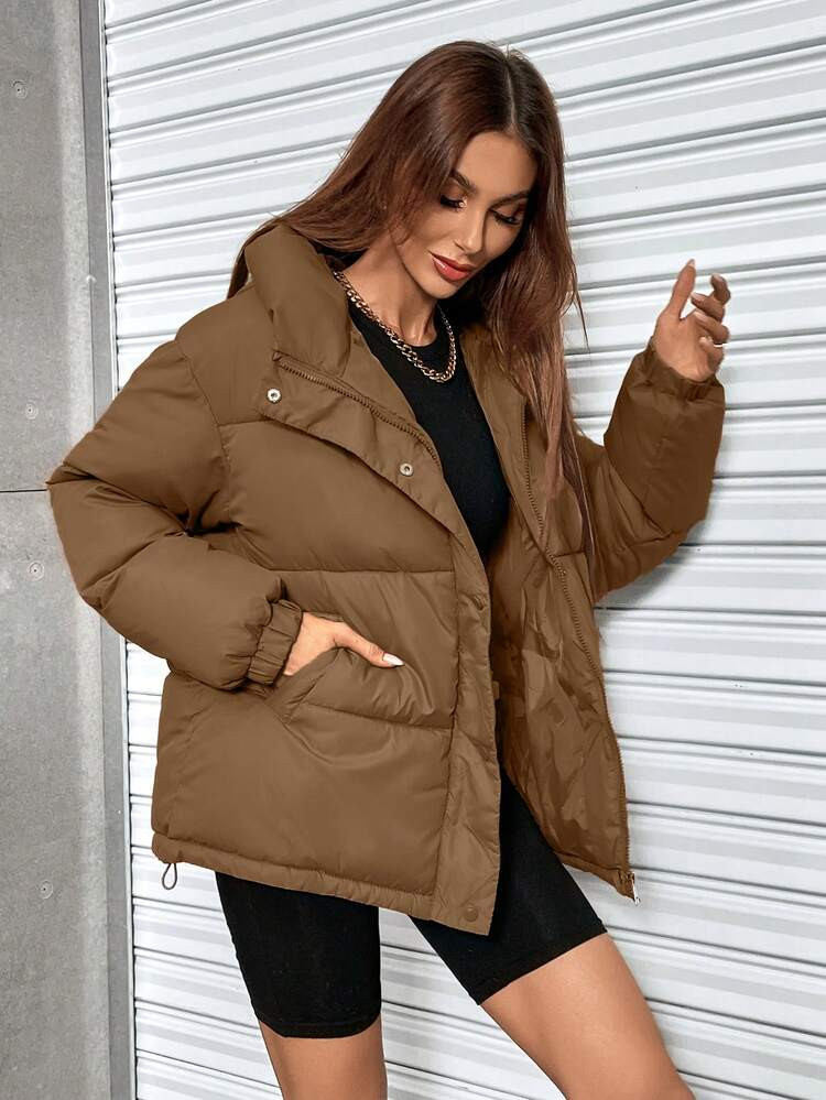 $46.59
$56.69
-18%
Pay now, in 4 payments of $11.64, or pay over time with monthly financing.

Aveloria Affinna Women's Solid Color Zip Front Hooded Long Sleeve Casual Padded Padded Coat, Winter Clothes
4.90
(1000+)
Color: Brown

Size
US
4 (S)
6 (M)
8/10 (L)
12 (XL)
Size Guide
True to Size
Not your size? Tell me your size
 | SHEIN